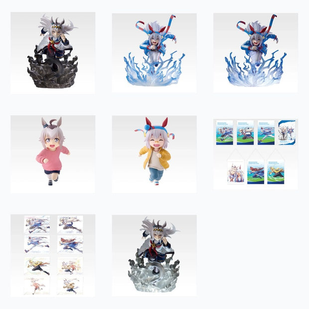 (Ichiban Kuji) Anime Uma Musume: Cinderella Gray Ashen Monster vs. White Lightning All Set