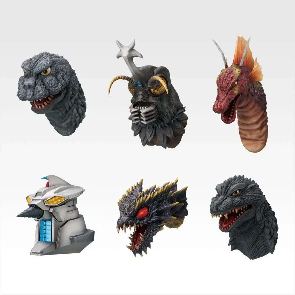Ichiban Kuji Godzilla: The Ultimate Kaiju King Chronicle: G Prize Monster Head Magnets