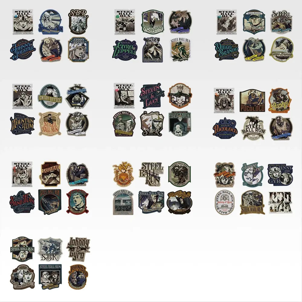 Ichiban Kuji JoJo's Bizarre Adventure STEEL BALL RUN: J Prize Sticker Assortment
