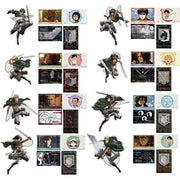 Ichiban Kuji Attack on Titan: The World Beyond the Walls: G Prize Holographic Sticker Set A