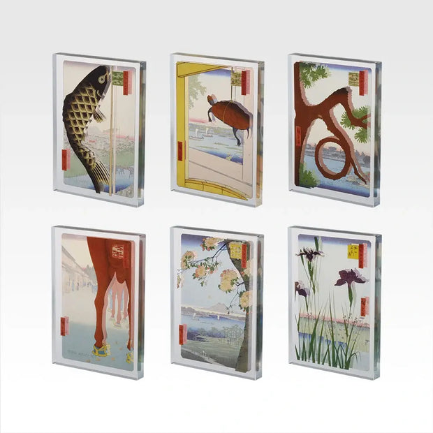 Giải F Danh thắng Edo qua một trăm góc nhìn Acrylic