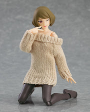 figma 574 Female Body (Chiaki) with Off-the-Shoulder Sweater Dress