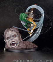PROOF Attack on Titan Series: Scale Figure "Levi vs Beast Titan ver."