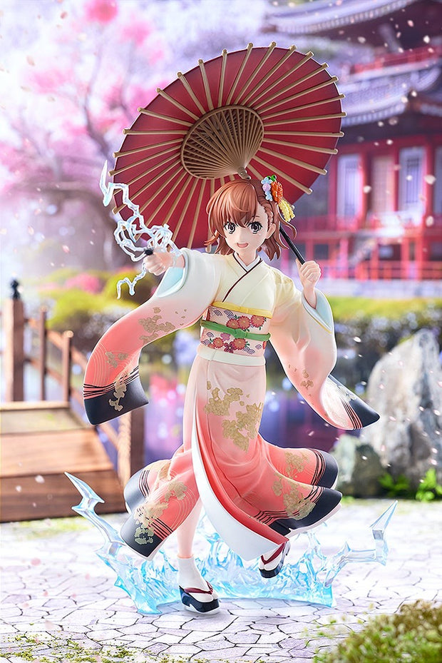 KADOKAWA A Certain Scientific Railgun T 1/7 Series: Mikoto Misaka Furisode Kimono ver.