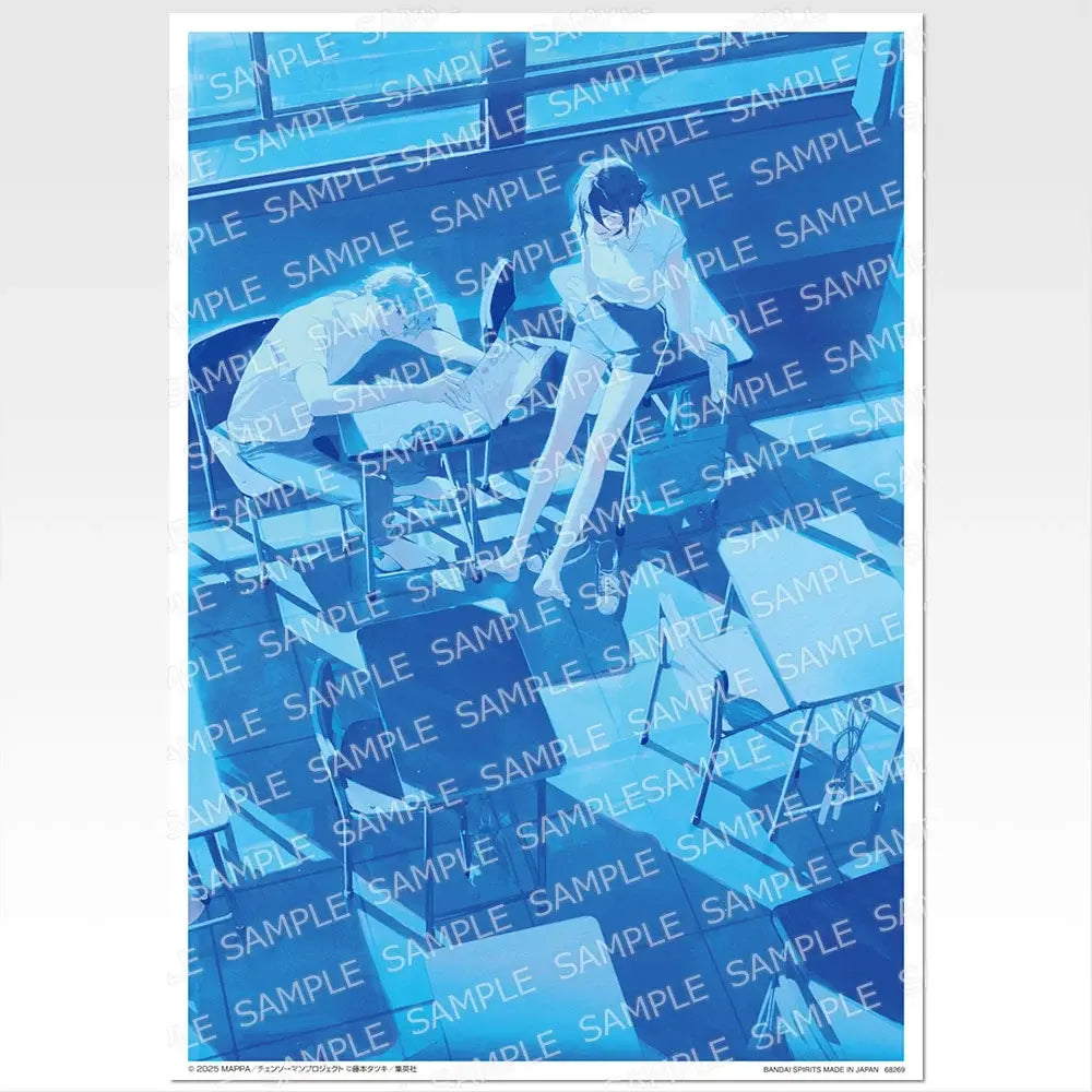 Ichiban Kuji Chainsaw Man the Movie: Reze Arc Part 2: D Prize Original Visual Board—Denji & Reze—