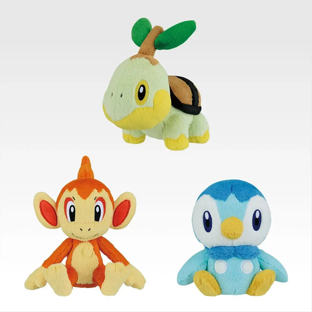 Prize F Sinnoh Region Three Starters Plush