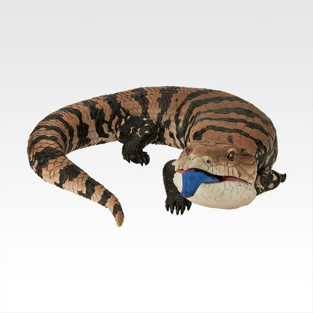 Ichiban Kuji Reptiles & Amphibians ~Tiny Friends~ vol.2: รางวัลสุดท้าย ฟิกเกอร์กิ้งก่าลิ้นฟ้า เบ๋