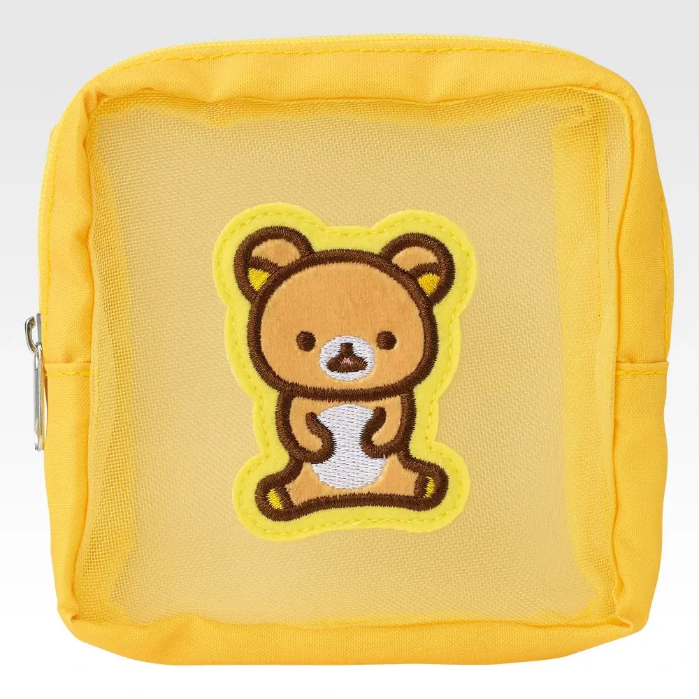 Ichiban Kuji Chokotto: San-X Universe: A Prize Mesh Embroidered Pouch: Rilakkuma