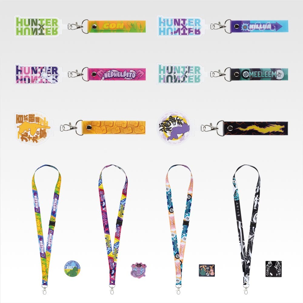 Ichiban Kuji HUNTER×HUNTER CHIMERA ANT 2: I Prize Phone Tabs with Straps / Neck Straps & Sticker Assortment