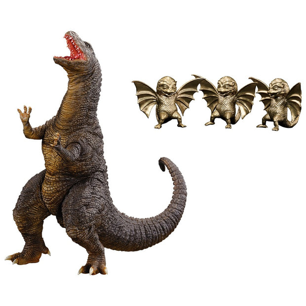 Ichiban Kuji Godzilla Great Monster Chronicle G: C Prize Godzillasaurus Figure with Mini Dorat Figures
