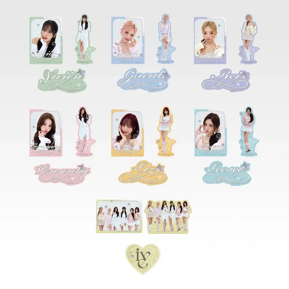 Ichiban Kuji IVE FROM STARSHIP ENTERTAINMENT WITH AMUSE Vol. 2: D Prize Sticker Set
