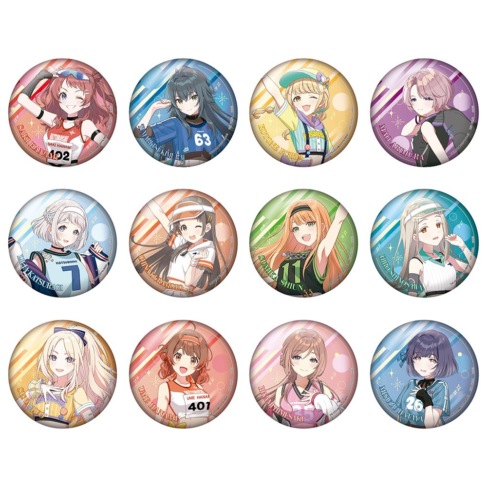 Ichiban Kuji Gakuen Idolmaster Part 2: G Prize Collection Glitter Can Badge