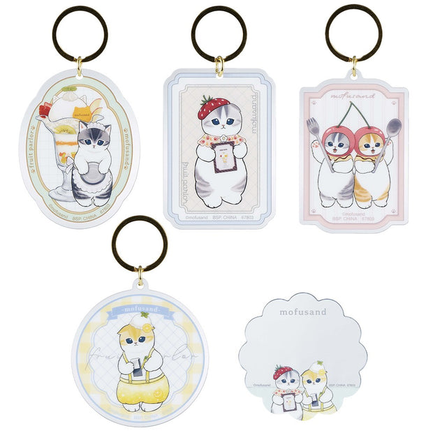 Ichiban Kuji mofusand ～Fruit Parlor～: E Prize Keychain & Mirror Sticker Collection
