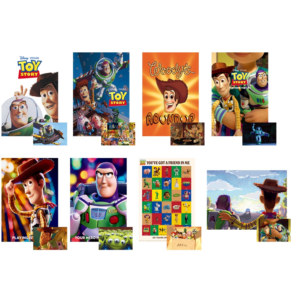 Ichiban Kuji Toy Story 30 YEARS & BEYOND: I Prize Memorial Poster & Postcard Set
