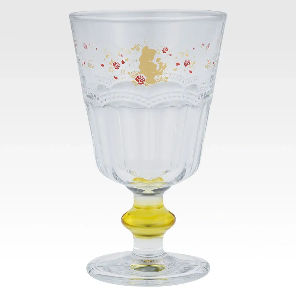 Ichiban Kuji Disney Princess Enchanted Glow: D Prize Belle Goblet-Style Glass