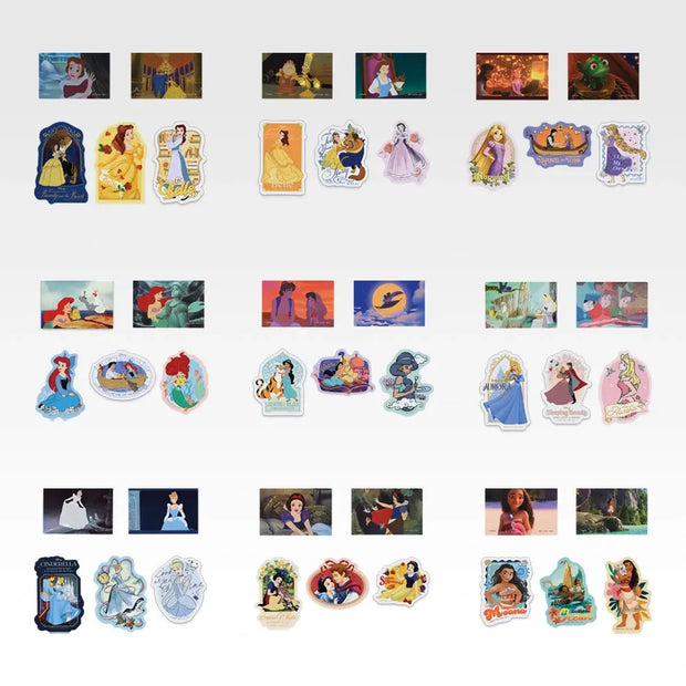 Bộ sưu tập Sticker giải K của Ichiban Kuji Disney Princess Enchanted Glow