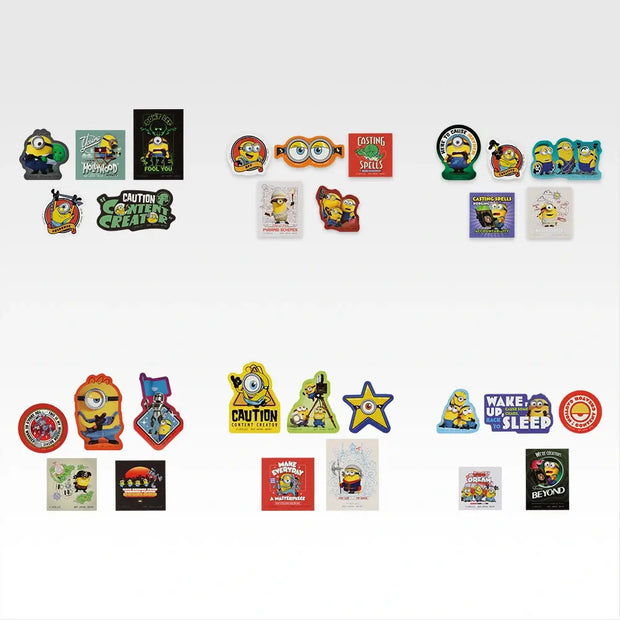 Ichiban Kuji Minions & Monsters: Set Stiker Hadiah I Selalu Bersama♪