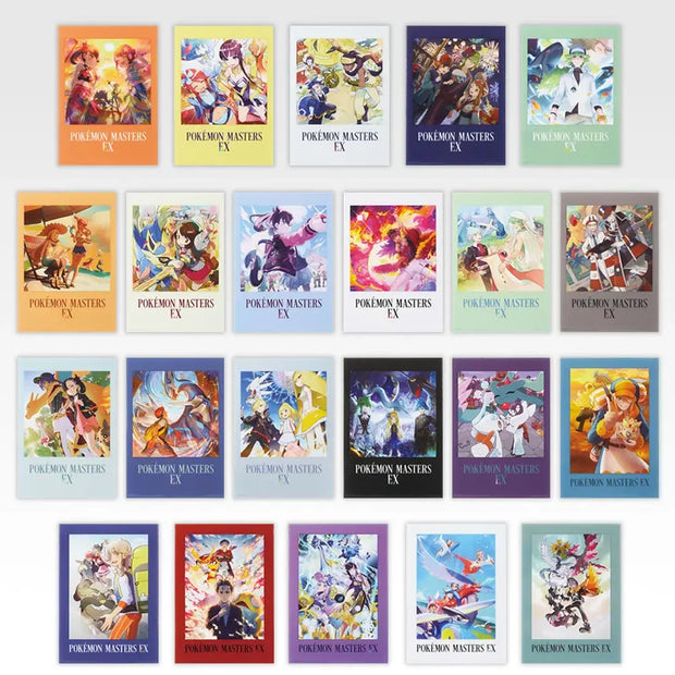 Ichiban Kuji Pokémon Masters EX Anniversary ke-7: Hadiah F: Poster Bening Seni Pokémon Masters EX