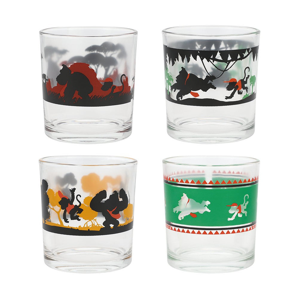 Ichiban Kuji Donkey Kong: E Prize Silhouette Glass Collection