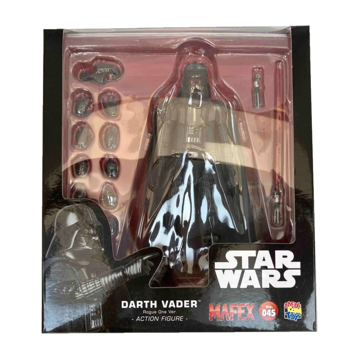 MAFEX No.045 DARTH VADER (TM) (Rogue One Ver.) — package reference photo, white background | d51e667d732be78a