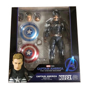 MAFEX No.202 CAPTAIN AMERICA (Stealth Suit) — package reference photo, white background | 4b75f1f3f18f6a08